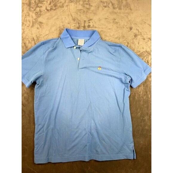 Brooks Brothers Shirt Mens Medium Original Polo blue original fit - Picture 1 of 5